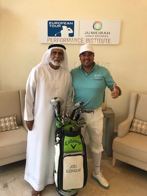 Ismail Sharif, Acting MD of <a href="/JumeirahGolfEst/">JumeirahGolfEstates</a> with Joel Sjoholm <a href="/SwedishTORO/">Joel Sjöholm</a> on a recent visit to <a href="/etpidubai/">ETPI Dubai</a> <a href="/JGEGolf/">Jumeirah Golf Ests.</a>