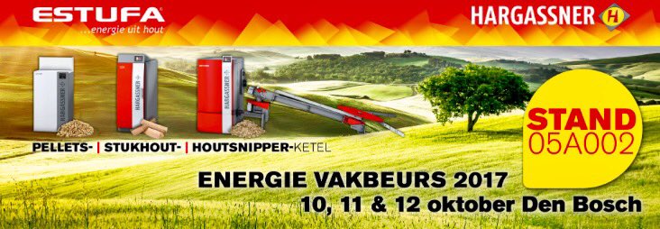 ... energie uit hout! 
Bezoek ons 10 t/m 12 oktober tijdens de <a href="/Energievakbeurs/">Vakbeurs Energie</a> 2017 in <a href="/Brabanthallen/">Brabanthallen</a> Den Bosch. #Hargassner #bioketel #wkk