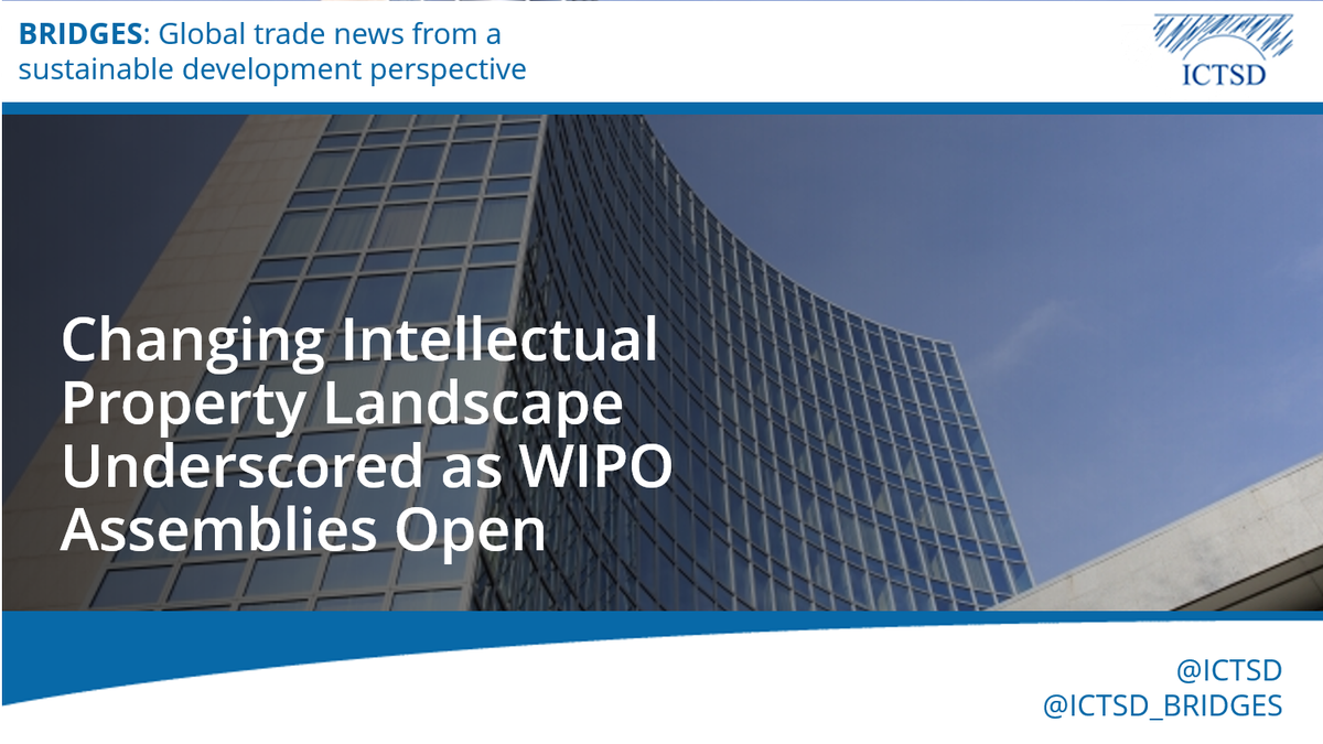 ICTSD's tweet photo. #SDG9 (infrastructure, industrialization &amp; innovation) provides an opportunity for #WIPO to contribute to #SDGs: https://t.co/p0WaHRS1yW https://t.co/Bk7IWmxnUk