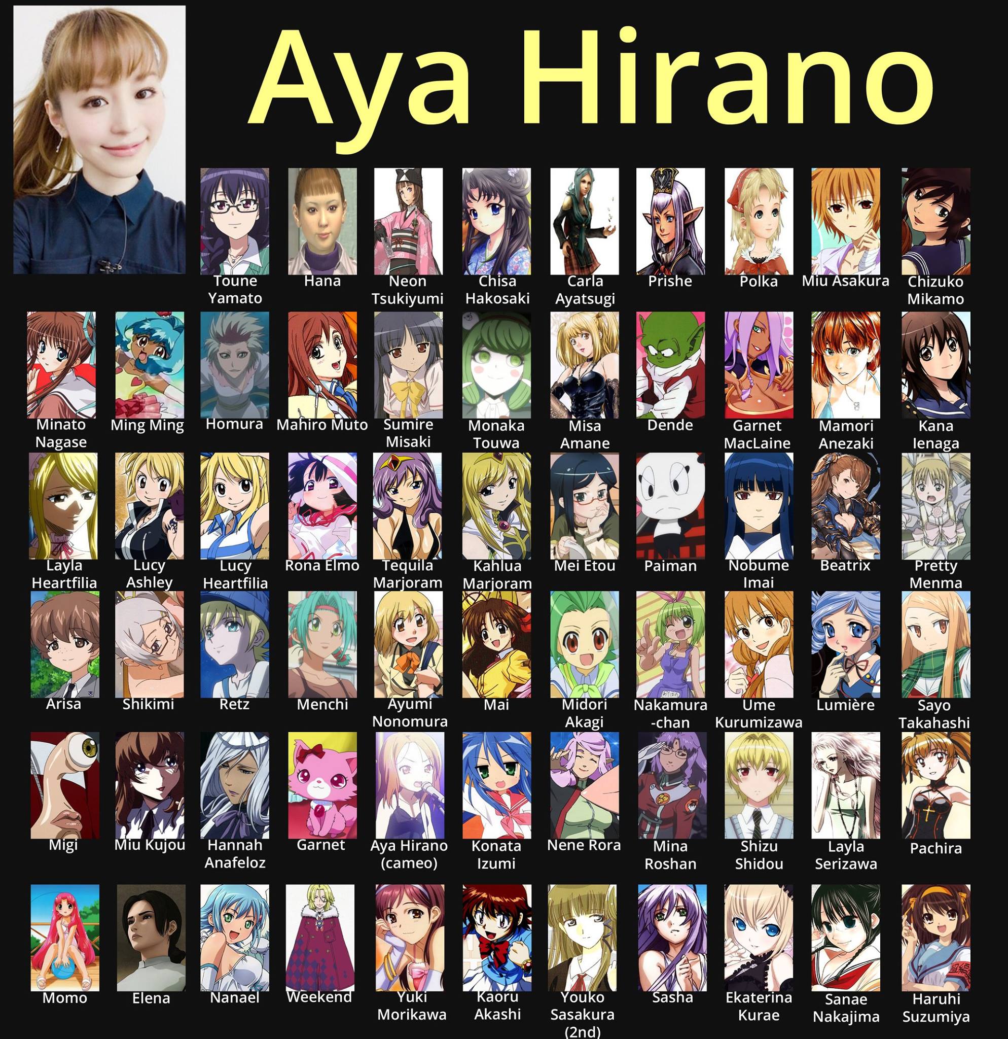 Happy 30th birthday to Aya Hirano! We wish you all the best! 