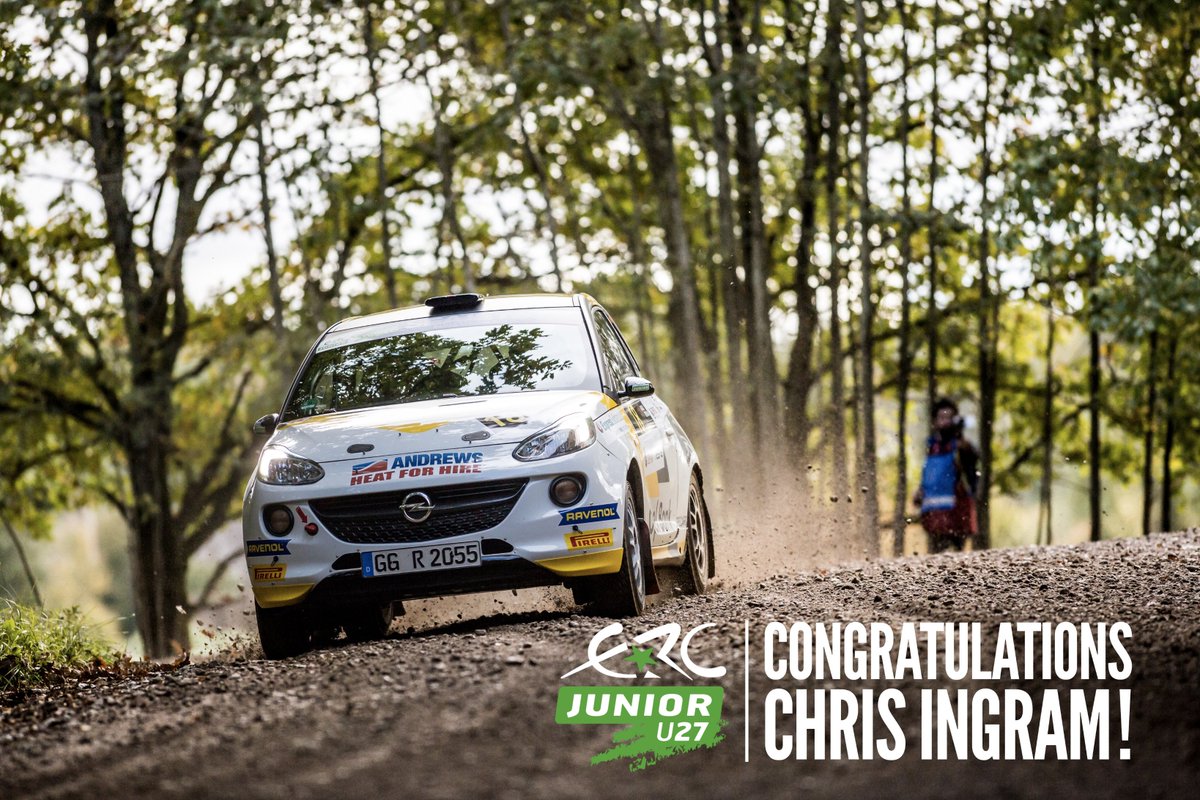 Well done <a href="/ChrisIngramGB/">Chris Ingram</a> ! 2017 #JuniorU27 champion! #FIAERC #GotTalentProveIt #RallyLiepaja 🇱🇻