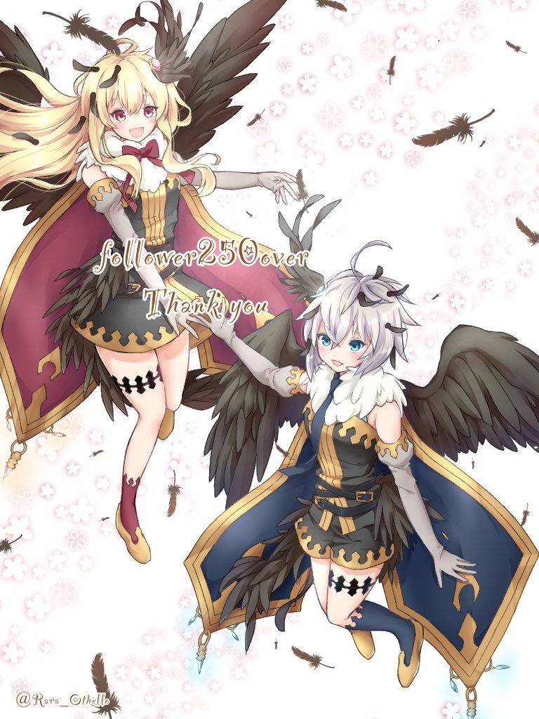 らら フォロワー0人記念フギンとムニン絵 T Co Olkiqiyywx Twitter