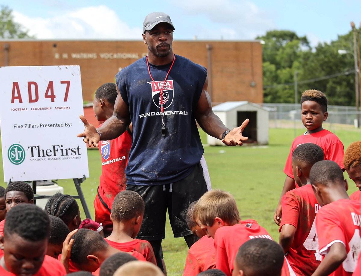 AD47Academy's tweet photo. "Sundays are for faith, family and football. In that order." -@Da_DREAM47 https://t.co/yOuzYq15Yq