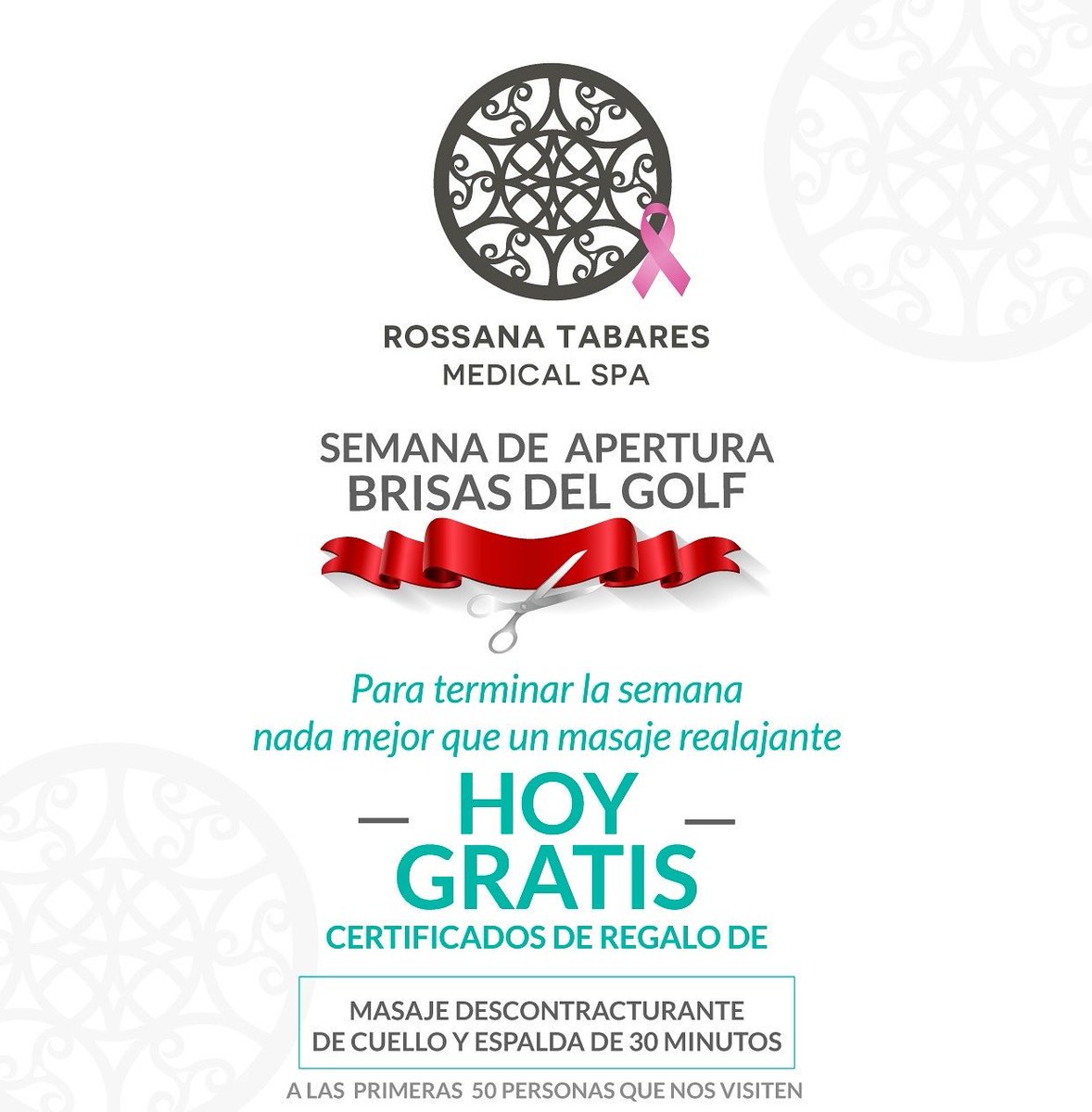 Hoy visítanos en #BrisasDelGolf de 8am a 3pm y llévate totalmente GRATIS MASAJE RELAJANTE de 30 minutos ¡Te esperámos! #Panama #CerroViento