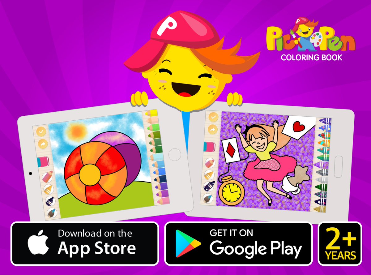 Great News!
The Pic Pen Coloring Book is now available in Google play! 
—> goo.gl/URytsw
Download and color for FREE!