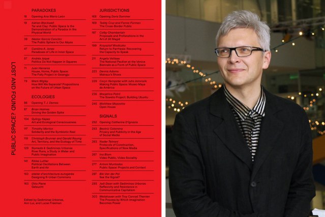 “Art teaches us how to disrupt." <a href="/ACTMIT/">ACT</a>'s  Gediminas Urbonas on #art and new book "Public space? Lost and Found" mitsha.re/IYPs30fHtsZ