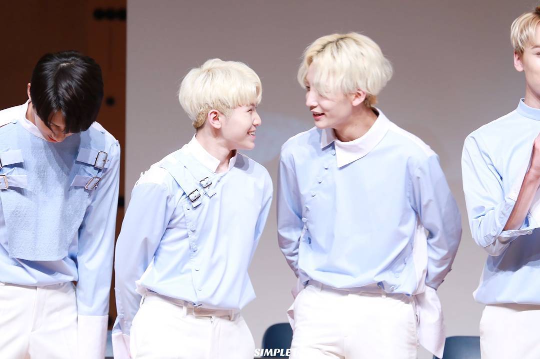 金髪最高V #セブチ #SEVENTEEN #ウジハニ #ジョンハン #ウジ