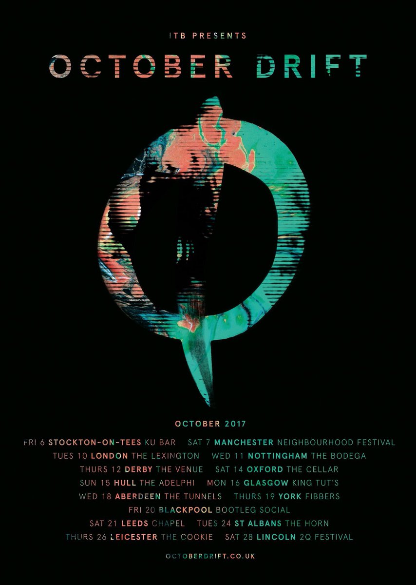 octoberdrift's tweet photo. We're in #Glasgow on 16.10.17. Catch us at @kingtuts with @Electioneer12 @Hunting_Grey and @lawrenceobrien0 tickets https://t.co/POGmyjsn0D https://t.co/uRChOMwcge