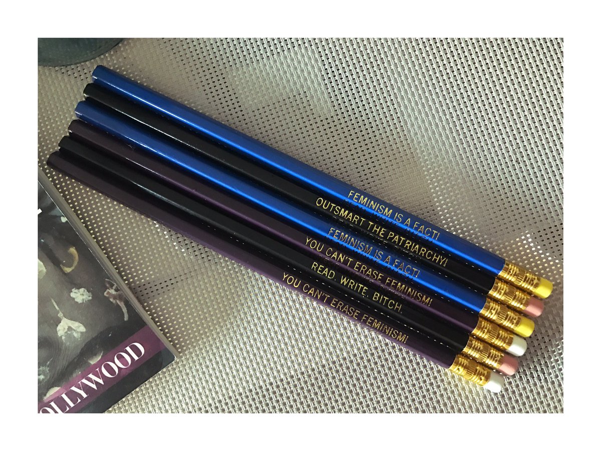 ameennida's tweet photo. Interesting stuff in the mail today!! Pencils every feminist needs @BitchMedia #feminismisafact #femaleequalsfuture #sayingitlikeitis https://t.co/h1d1QRhoqn