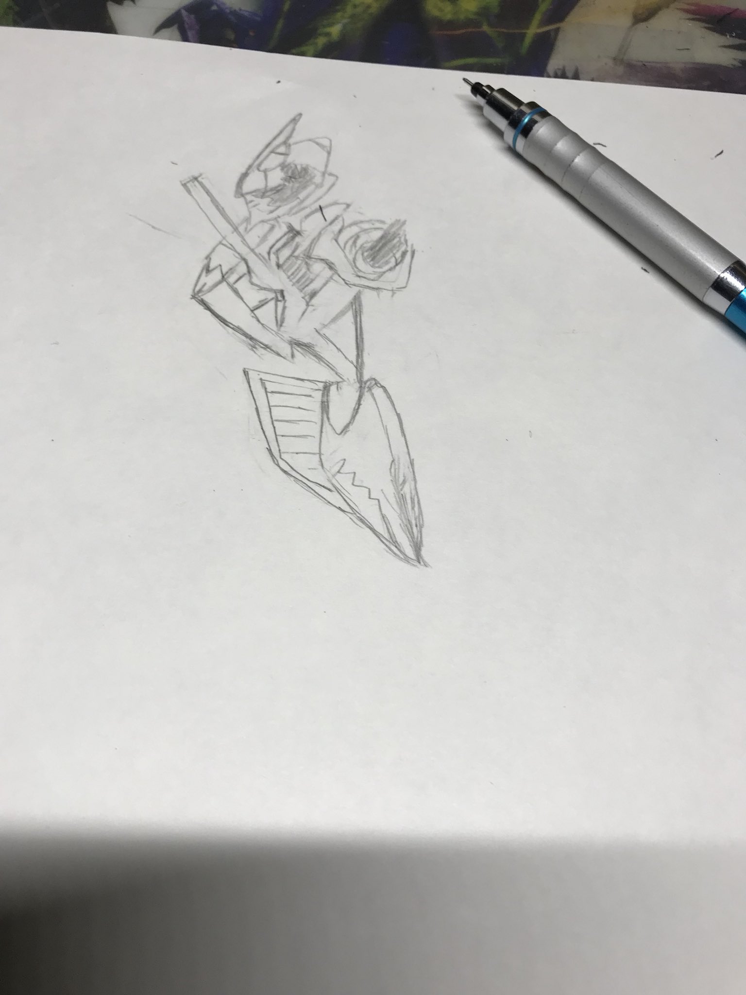 マサヤ モンハン イラスト練習アカ とりあえずここまで うーん壊れた所の書き方どうしたらいいんだ ガンダムバルバトスルプスレクス描いてみた 途中 T Co L6aoejuoxq Twitter