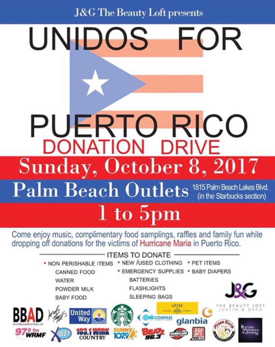PizzaGirlsPBG's tweet photo. Pizza Girls will be here today! #Donate #PuertoRico #PBOutlets https://t.co/P6rUCxsvHF