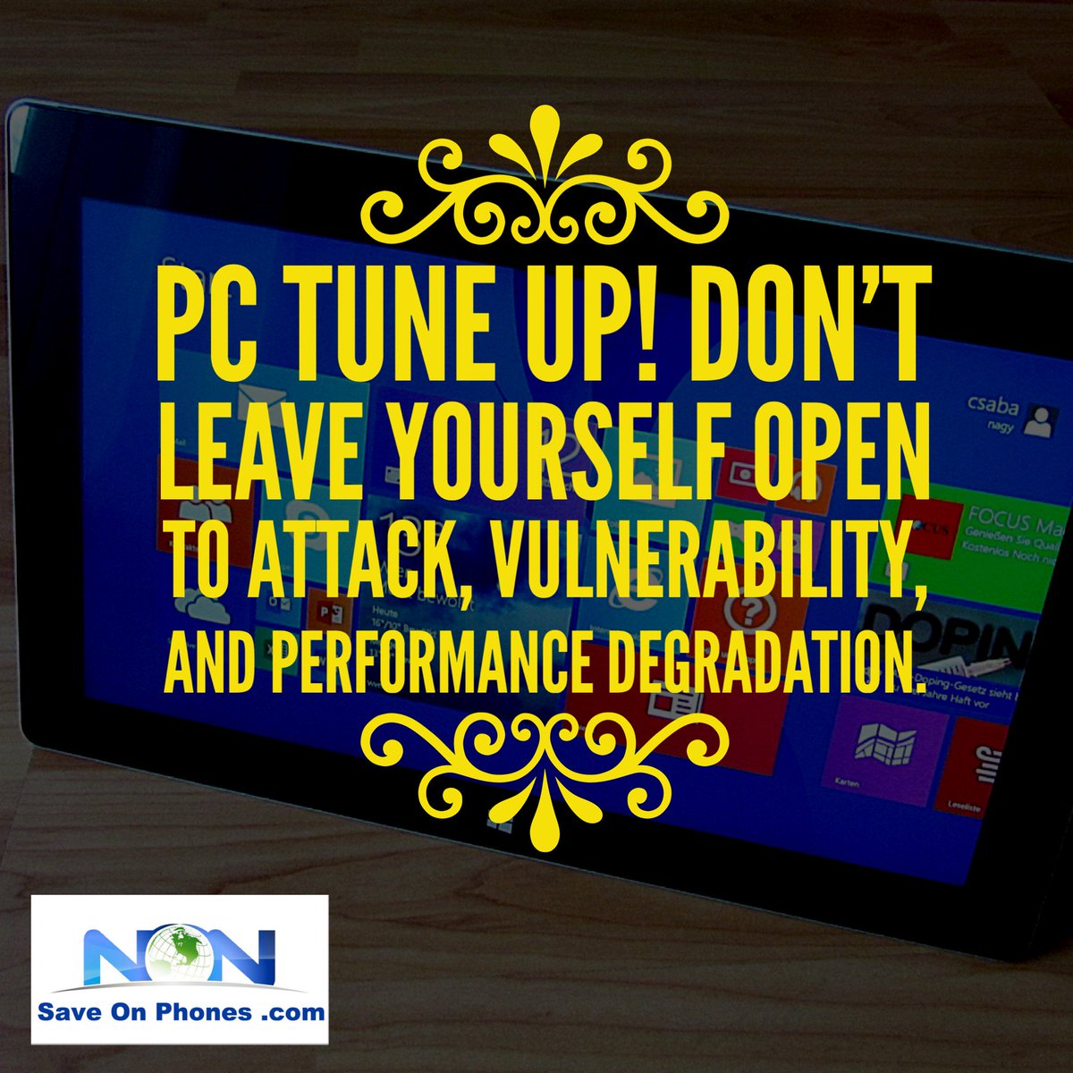 Don’t leave yourself open to #attack, #vulnerability, and #performance #degradation.  Get your #PC #TunedUp! bit.ly/2upUhra #Virus