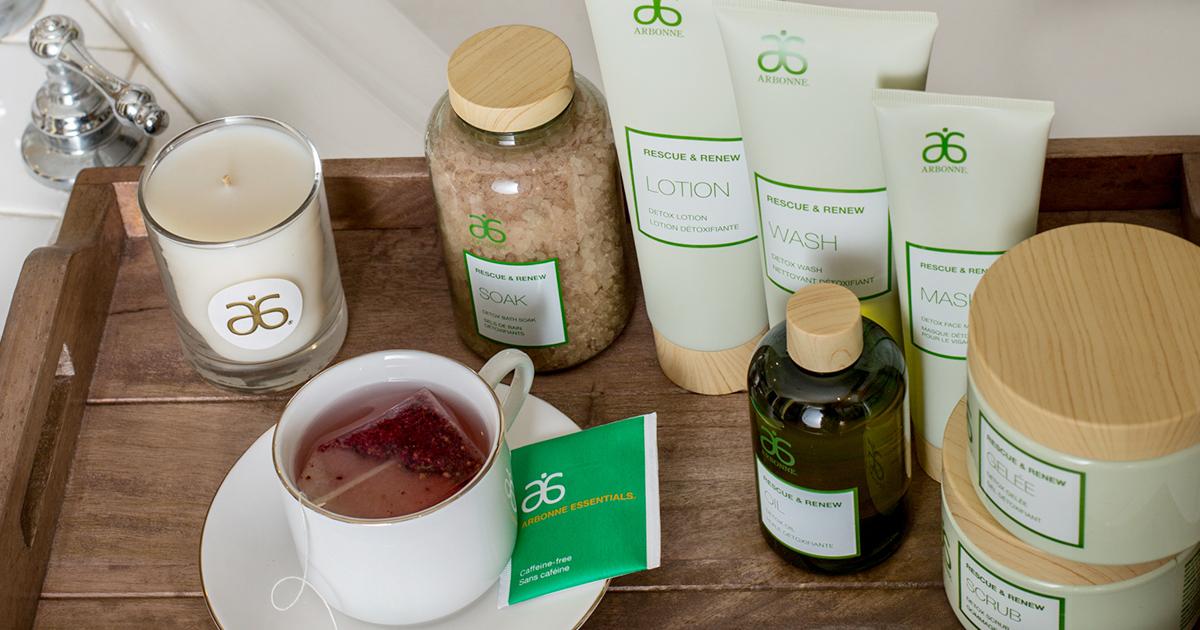UK_Arbonne's tweet photo. Surrender to the satisfying relaxation of the Rescue and Renew Spa. Right in the comfort of your own home. #Purebliss #sundays https://t.co/xB9yBrOJhz