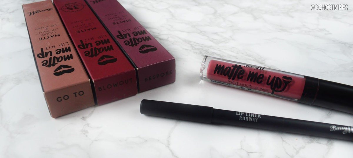 SohoStripes's tweet photo. I love the Barry M Matte Up Lip Kits 💋 find out why at

https://t.co/Qlh6XO29ds

#GRLPOWR #TheGirlGang #BloggersTribe https://t.co/8ishLk7ko6