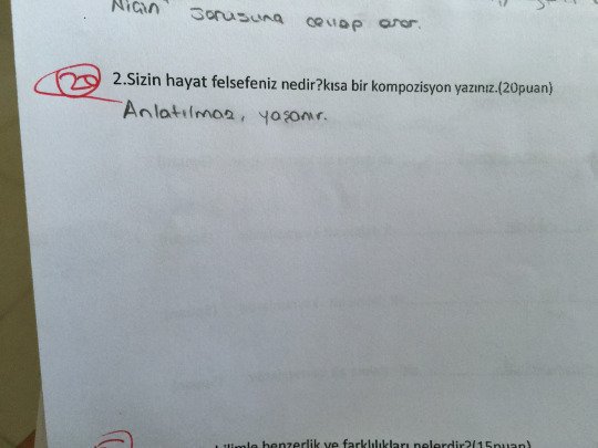 Felsefe gibi felsefe.