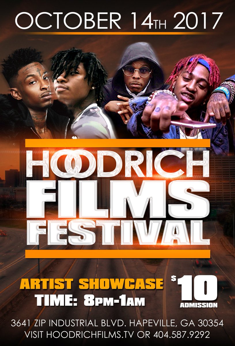 DanniGirls_'s tweet photo. OCT, 14 Hoodrich Films Festival Casting call, Showcase &amp; Concert Hosted By @LilBankhead945 @PBROWNLIVE &amp; Other Hosts https://t.co/CNfDVm1I1x https://t.co/oqC4px0Ojs