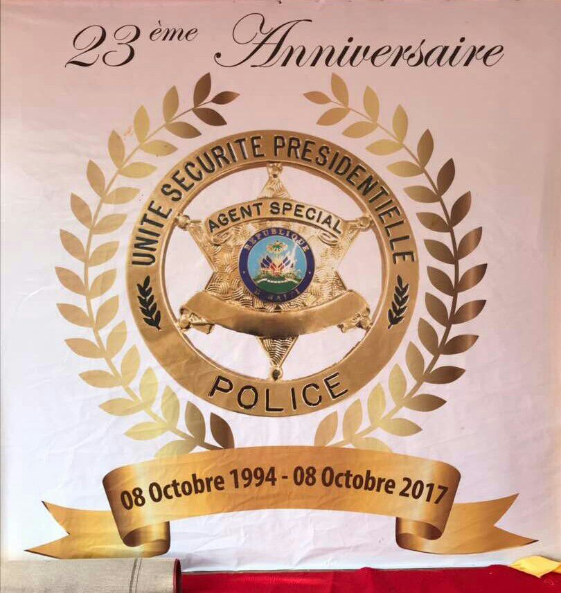Joyeux 23ème à l'Unité de Sécurité Présidentielle. 23 ans de protection de nos presidents et leurs familles! Bravo! <a href="/pnh_officiel/">PNH</a>