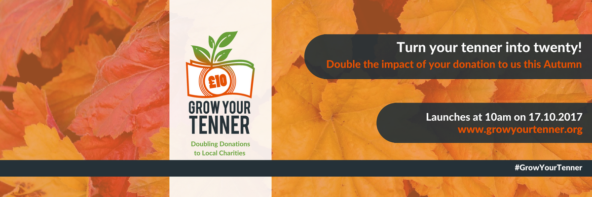 TellitParents's tweet photo. Excited about our Grow Your Tenner Fundraising that kicks off on 17th October at 10am. watch this space #localgiving https://t.co/qKXZGKMtPn