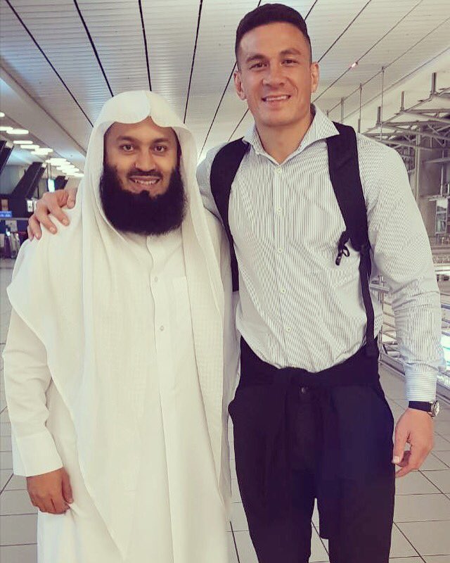 Great way to finish off my South African trip, bumping into my brother Mufti Menk ❤