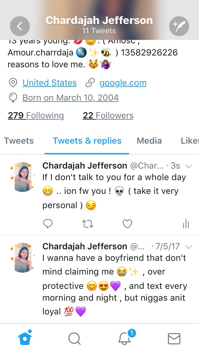 ChardajahJ's tweet photo. Back on twitter 🦄 ; follow me &amp; chat with me . https://t.co/BRMQoQTjTl