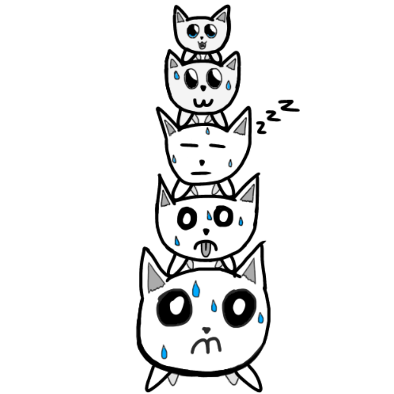 sparkleyesXx's tweet photo. #NEXTBATTLECAT Totem Cat evolves into Totempult by Rose Rutledge. https://t.co/OtRfljF9vK
