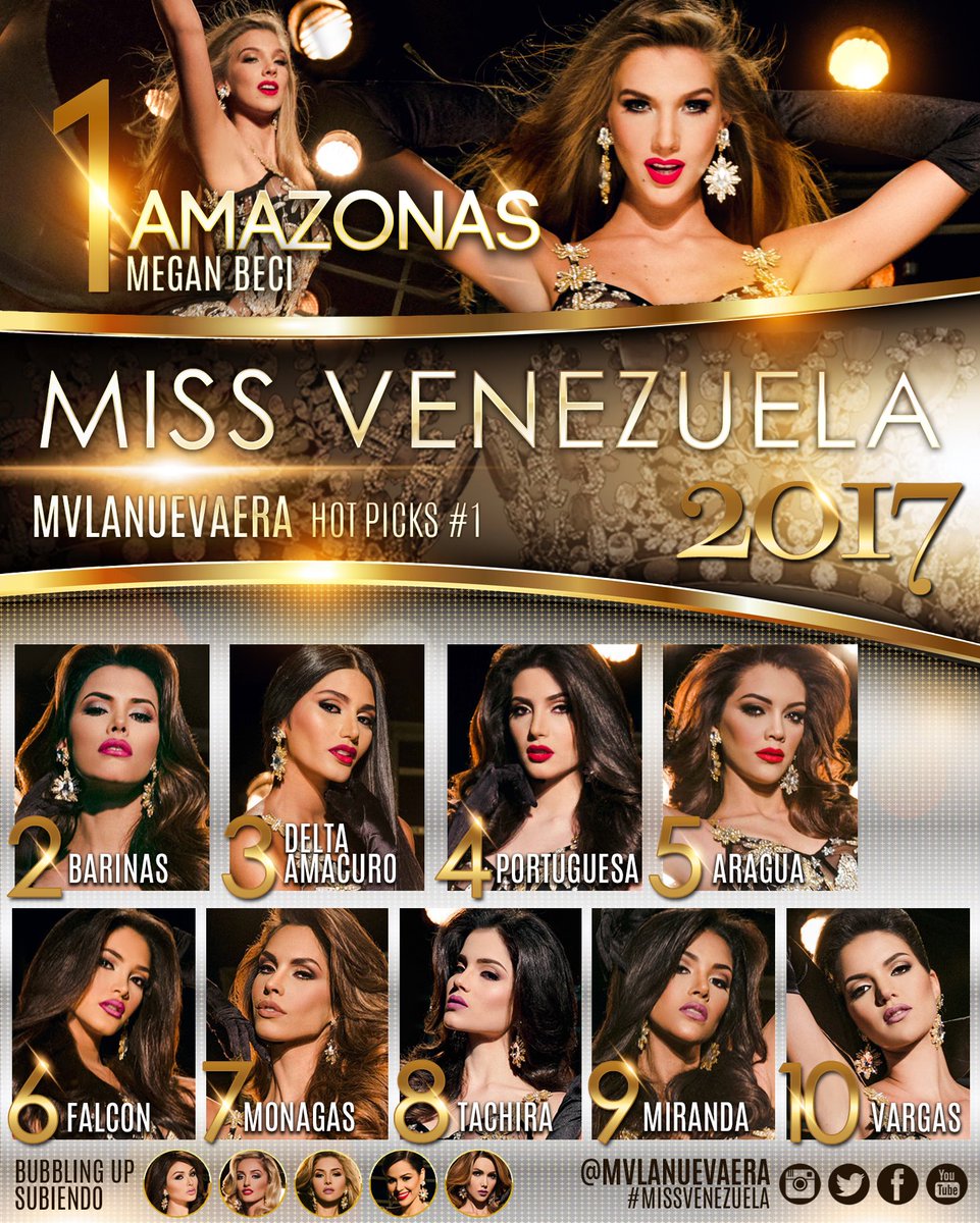 #mvLAnuevaera presenta el primer #HotPicks rumbo al #MissVenezuela 2017. 👑 ¿Que te parece?