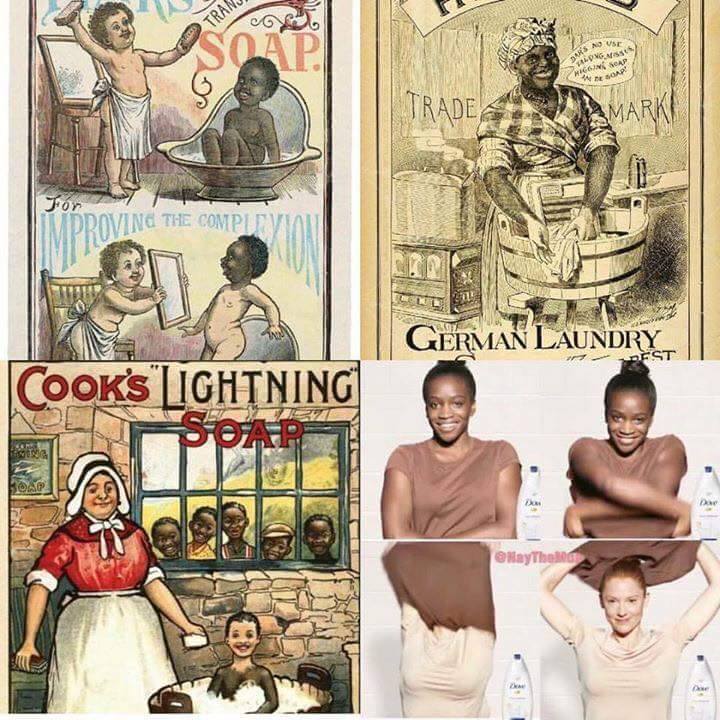 danielkthebe's tweet photo. The historical context of @Dove @Unilever adverts over a century #DoveAd #doveisracist #Dove https://t.co/IUdtFYGpTq
