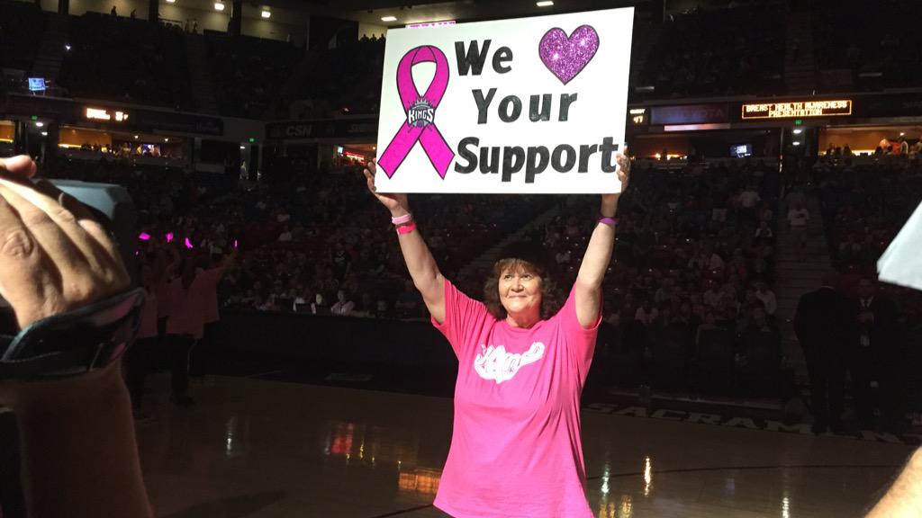 Kings_6thMan's tweet photo. Join us Oct 9 for the annual @SacramentoKings #PinkInThePaint Night 2 celebrate survivors and raise awareness/funds to help women in need.💜💕 https://t.co/BESkmp6QOH
