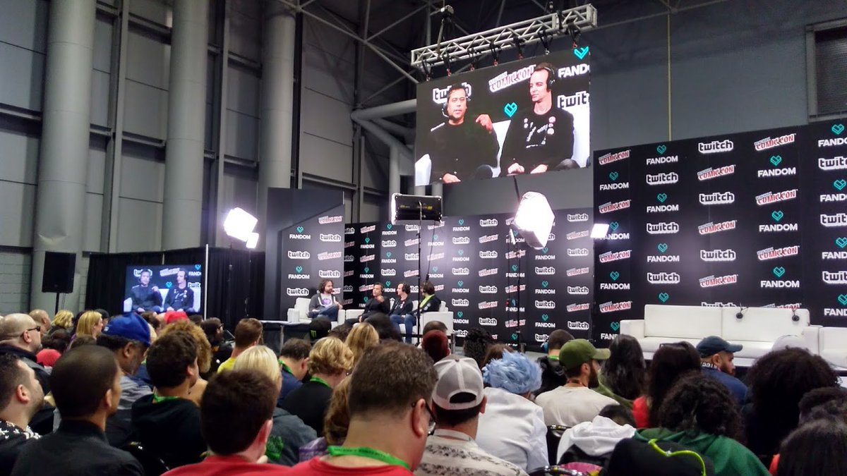 30yrsofgarbage's tweet image. NYCC Livestage interview with @ZapataJeff and @JoeSimko for 30 YEARS OF GARBAGE! Thanks @Twitch!