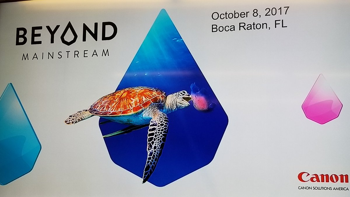 PrintMediaCentr's tweet image. The @Canon_Solutions #prostream event is getting ready to kick off!