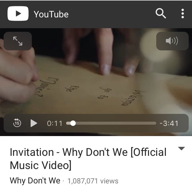 RosesForJiminX's tweet photo. Wowπ Invitation made to 1 Million Views! Proud is a statement
@whydontwemusic
#InvitationMusicVideo https://t.co/l6ZLGe8XOB