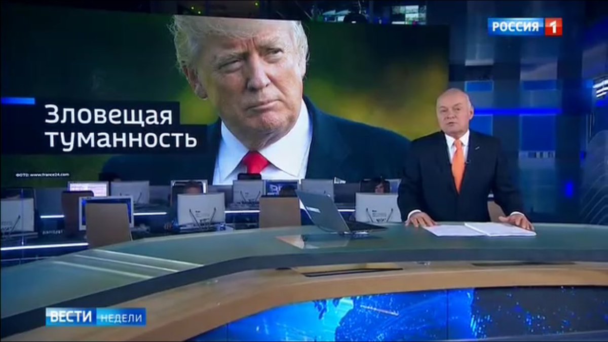 BBCSteveR's tweet photo. Russian TV accuses Trump of acting like "a hot headed, fiery novice" over NKorea &amp; warns this "American roulette could land on nuclear war" https://t.co/m9P1BoWeFM