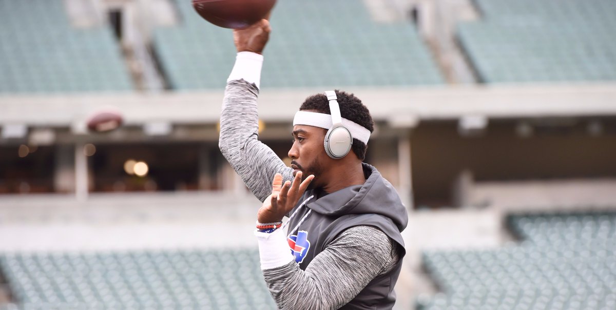 Bose's tweet image. .@TyrodTaylor’s got moves, style and confidence after a huge win last week. #FlyTy #BUFvsCIN #TeamBose bose.life/2xaHHBs