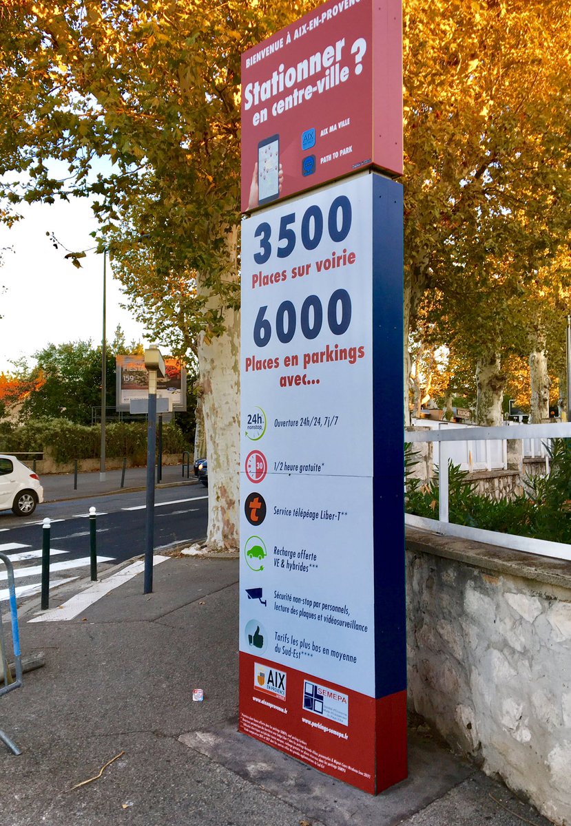 groupesemepa's tweet image. Aixois, visiteur, touriste, vous entrez en ville par le sud...des applis, des infos pour stationner facilement dans le centre @pathtopark