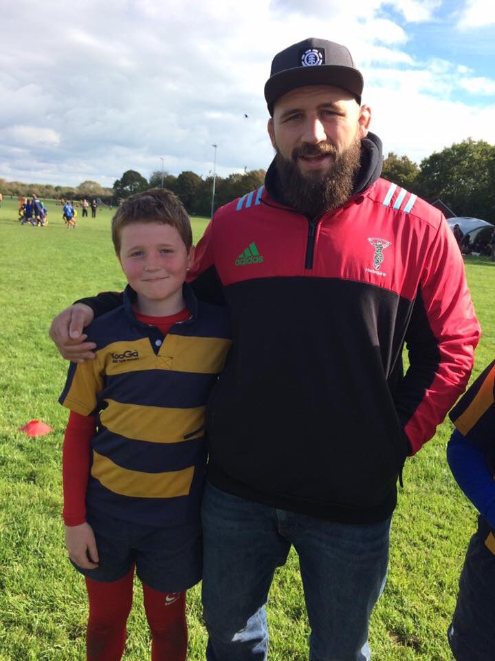 Thanks <a href="/JoeMarler/">Joe Marler</a> for supporting <a href="/Eastbourne_RFC/">Eastbourne R.F.C</a> u11s this morning. Great for the club and festival to see you supporting grassroots.