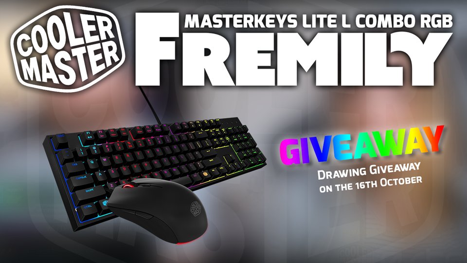 deliverthefred's tweet photo. Get involved in our @CoolerMasterUK 
https://t.co/ph08DduGmo MasterKeys Lite L Combo RGB Giveaway! Running till the 16th of October. https://t.co/QdKOeqDlJz