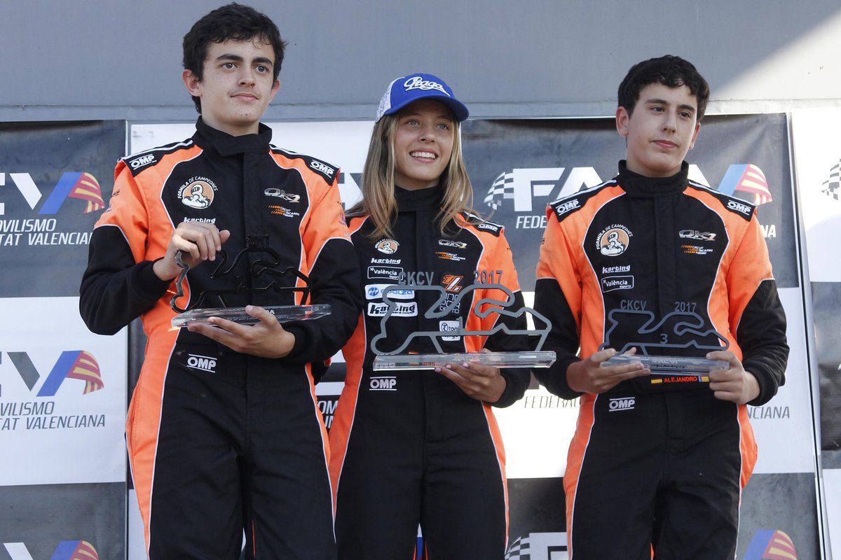 La piloto de la <a href="/dipvalencia/">Diputació de València</a>  @NereaMarti_Khnc, campeona valenciana de karting 

circuitvalencia.com/la-piloto-la-d…