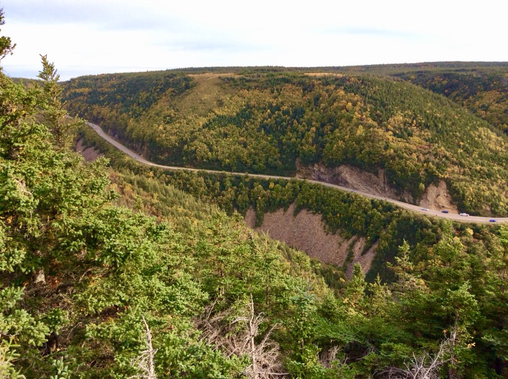 TourismCB's tweet photo. Who else enjoyed the scenic #CabotTrail &amp; the beauty of @ParksCanada_NS #CapeBretonHighlandsNationalPark like #GoMedia2017 did? #ExploreCB https://t.co/NZkmSeh6DN
