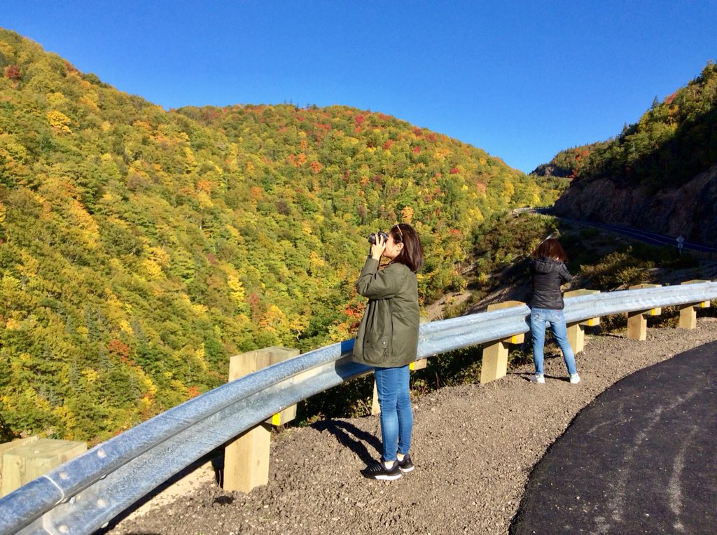 TourismCB's tweet photo. Who else enjoyed the scenic #CabotTrail &amp; the beauty of @ParksCanada_NS #CapeBretonHighlandsNationalPark like #GoMedia2017 did? #ExploreCB https://t.co/NZkmSeh6DN