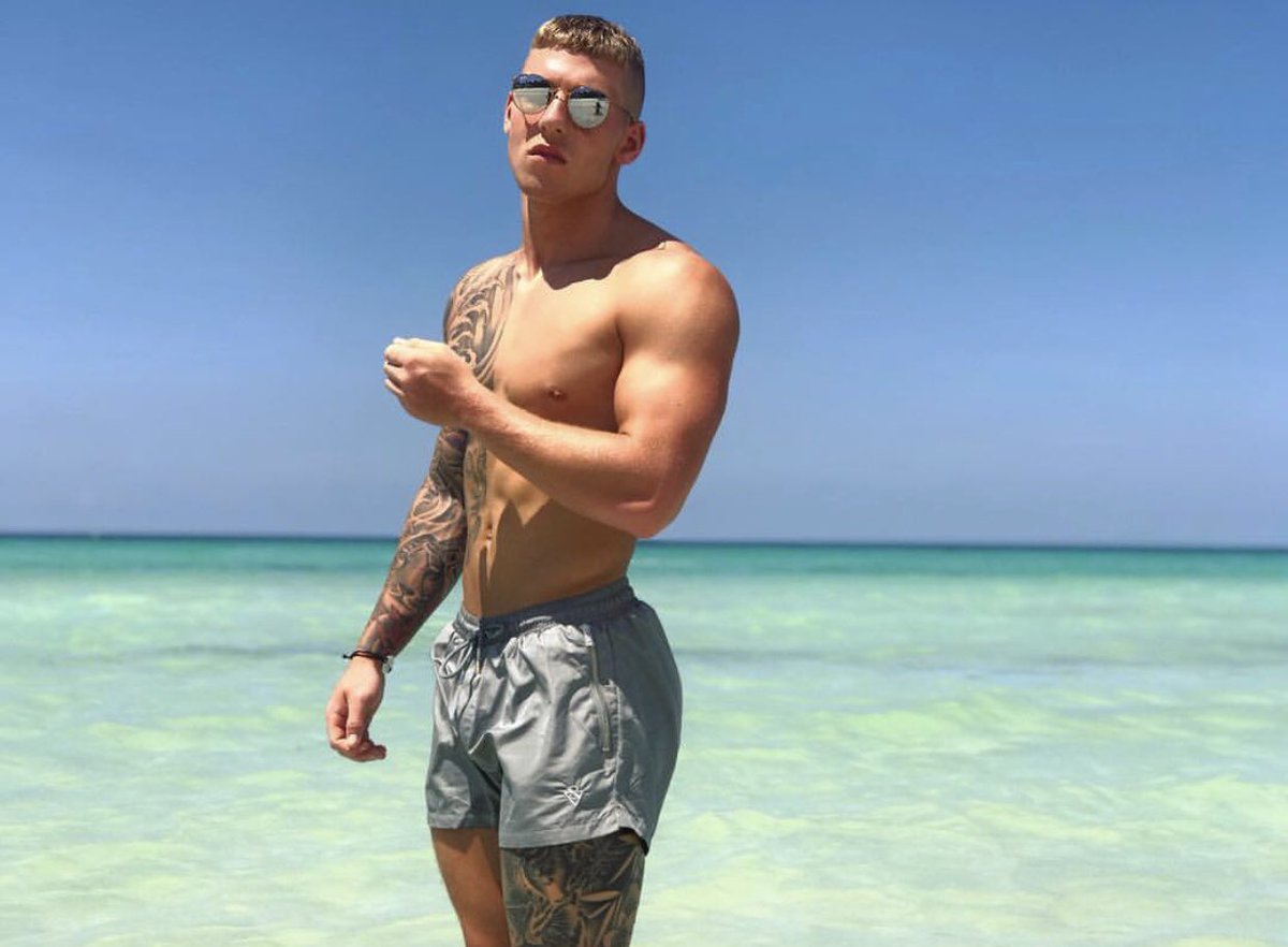 HUGE SALE NOW ON! 🔥🙌🏽 <a href="/brandonpmyers/">Brandon</a> in our Shark Grey with Platinum Hardware 🙏🏽💯Shop now at SinkSwimwear.com 🌴🌊