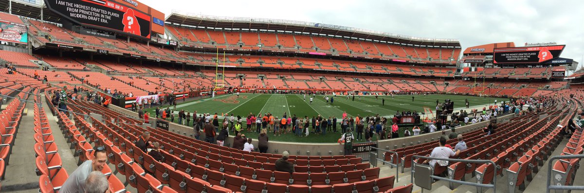 christman's tweet photo. GAME DAY!!! #dawgpound #browns https://t.co/7LfOhNKKsd