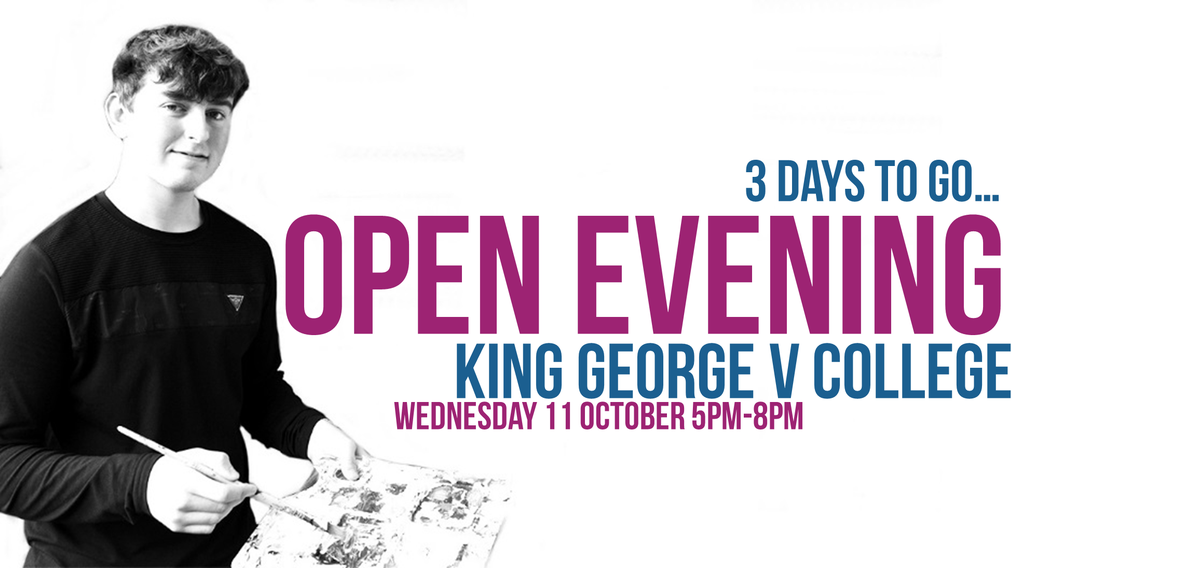 kgvsixthform's tweet photo. Only 3 days to go until our Open Evening, don't miss out! Wednesday 11 October 5PM-8PM #succeedinsouthport https://t.co/S3LyYhr7O4