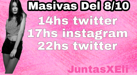 JuntasXEli's tweet photo. 💣Masivas Para Hoy💣
RT Y Difundan💪 https://t.co/OT0QiGdchd
