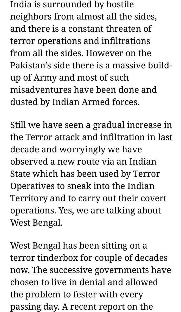 sanjibgh0sh's tweet photo. Shocking Revelation !!! This is why West Bengal is the hot favorite of Terrorists and Jihadis?

#SaveBengal

https://t.co/eKlhr9T0Lq https://t.co/vTwsqLDFuU