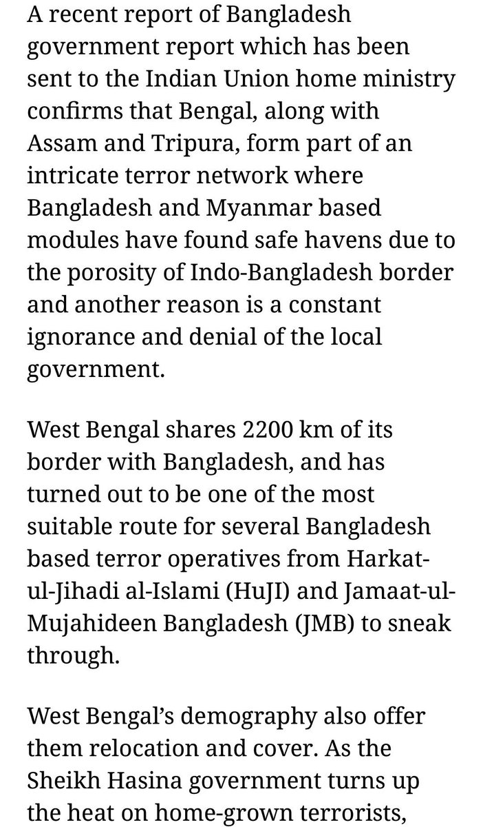 sanjibgh0sh's tweet photo. Shocking Revelation !!! This is why West Bengal is the hot favorite of Terrorists and Jihadis?

#SaveBengal

https://t.co/eKlhr9T0Lq https://t.co/vTwsqLDFuU