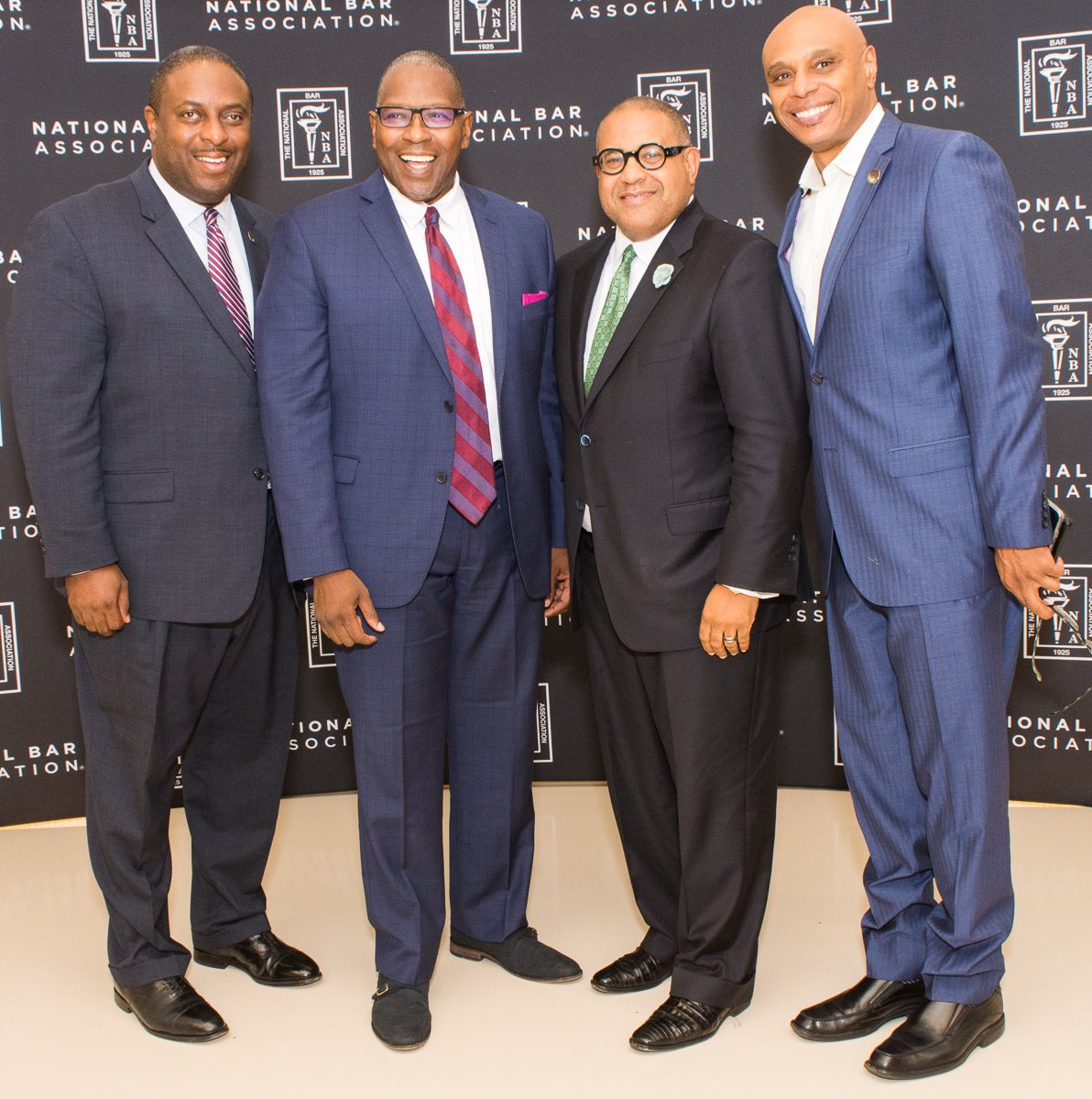 nationalbar's tweet photo. President @JuanRThomas, Terry Wiley, A. Scott Bolden @asbthelaw, Past President @attorneyjudd at the Welcome Reception in New Mexico https://t.co/sKfDzk8VSX