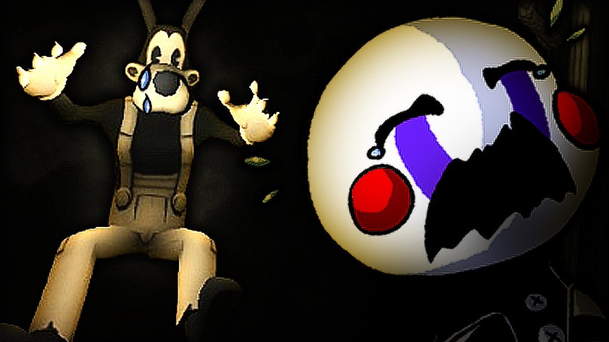 therealVTG's tweet photo. Here it is! Here's the Marionette playing #BATIMChapter3 for the second time! She's crying a lot #Pray4Boris https://t.co/wo1TDtj3Ol https://t.co/CSzH4YdJmg