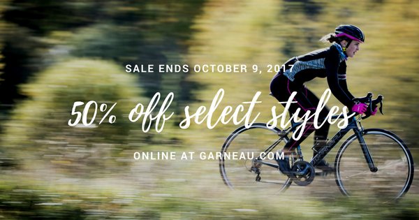 Happy #Thanksgiving Canada! It's the perfect time to gear-up for post-turkey #fallcycling with our 50%-off sale: bit.ly/2xpjzew