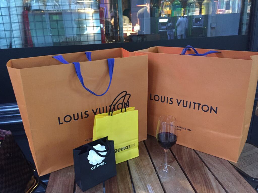 It's been a great day! #shopping #louisvuitton