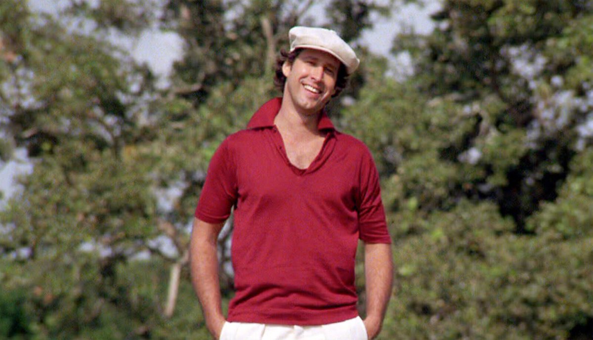 GOLF_com's tweet photo. "Stop thinking, let things happen and be the ball." ... Happy 74th birthday to Ty Webb! We've heard he also goes by Chevy Chase... https://t.co/nJHnrb5JLq